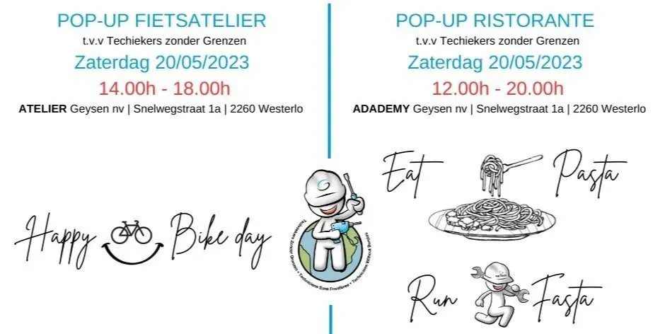 Pop-up Fietsatelier & Pop-up Ristorante - Geysen
